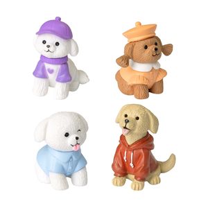 Paisaje dibujos animados moda pequeño perro <span class=keywords><strong>casa</strong></span> <span class=keywords><strong>de</strong></span> <span class=keywords><strong>muñecas</strong></span> DIY decoraciones bolsa ciega accesorios coche pequeños adornos - Product Image 3