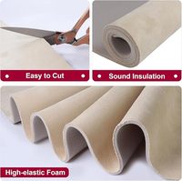 Tissu en suède doux et épais en mica recyclé 100% polyester tricoté avec mousse pour le plafond intérieur