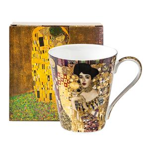 Tazza in Porcellana/Ceramica 'Il Bacio <span class=keywords><strong>di</strong></span> <span class=keywords><strong>Klimt</strong></span>', Tazza da Caffè Creativa con Dipinto a Olio, Regalo per Coppie - Product Image 1