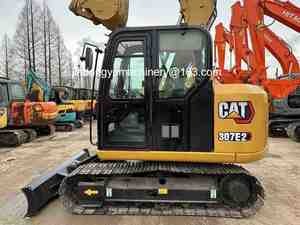 Mini-excavatrice hydraulique CAT307E d'occasion, 7,27 tonnes, sur chenilles, avec moteur, pompe et moteur Caterpillar, garantie 1 an, origine Japon - Product Image 5
