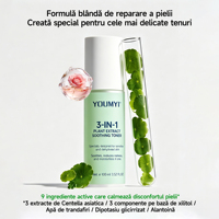 Kit complet de soins de la peau en 30 jours avec nettoyant visage à la vitamine C, peptide/niacinamide, traitement réparateur des taches, tonique exfoliant pour adultes