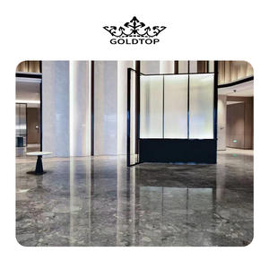 Losas Grandes de Mármol Azul Gris RITZ Pulido de Lujo Goldtop para Pisos Modernos de Villas y Paredes Impermeables - Product Image 4