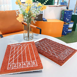 <span class=keywords><strong>IAAF</strong></span> 인증 13mm 풀 PU 고무 친환경 충격 흡수 러닝 트랙 타탄 육상 경기장 전문 스포츠 - Product Image 5