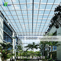 Système de mur-rideau en aluminium, panneaux de façade en verre, double vitrage isolant pour bâtiments modernes