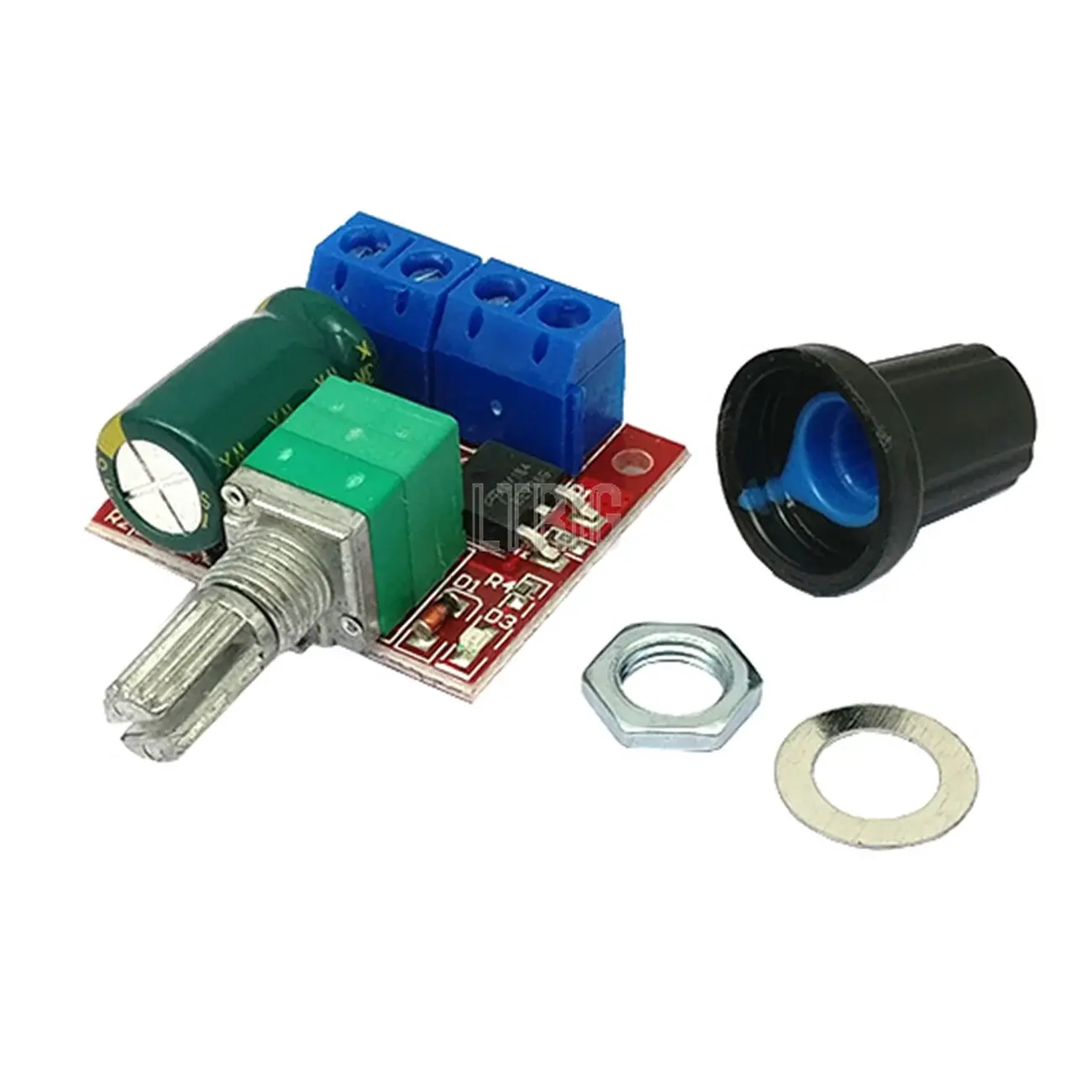 LTRIG Personalizado 1 Uds Mini 5A 90W PWM 12V DC módulo controlador de velocidad del Motor 2. 5V35V regulador de velocidad ajustable regulador de Control