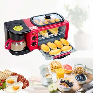 ماكينة قهوة متعددة الوظائف للفطور, ماكينة صغيرة متعددة الأغراض تستخدم للفطور المنزلي ، ماكينة تحضير الإفطار