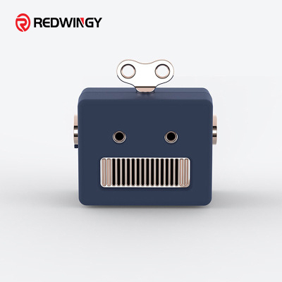 Handfree Speaker bluetooth Retro Robot Shape Cartoon Mini Portable Outdoor Speakers HIFI Bass Column Soundbar Bt Speaker