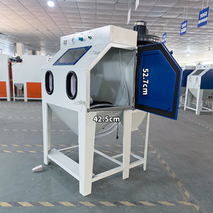 Tragbare Manuelle Sandstrahlmaschine mit Staubabscheidung Chinas Reinigungskabine - Product Image 4