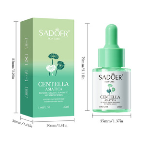 SADOER Sérum à la Centella Asiatica et à la Vitamine <span class=keywords><strong>B5</strong></span> 30 ml, Acide Hyaluronique, Hydratant, Renforce la Barrière Cutanée, Sérum Visage - Product Image 6