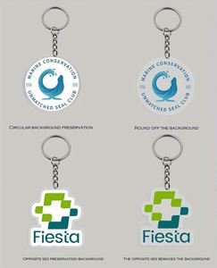 Breloques personnalisées en acrylique pour téléphones portables, porte-clés personnalisés avec anneaux pour sacs à dos, couples, animaux, personnages de dessins animés - Product Image 2