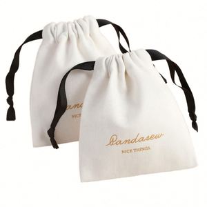 Design Printed Size Color Fabric Drawstring <b>Gift</b> Bag With Custom Logo for Jewelry and <b>Gifts</b> - Product Image 6