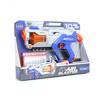 Nouveau Jouet : Pistolet Spatial Super Airsoft à 8 Balles, Tir Continu, Pistolet à Balle Mousse pour Enfants