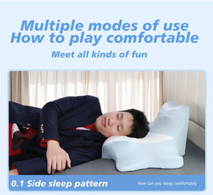 Oreiller en mousse à mémoire de forme sans odeur conçu de manière ergonomique Aide au positionnement du lit orthopédique Soulagement de la douleur au cou Cervical Side-Back - Product Image 3