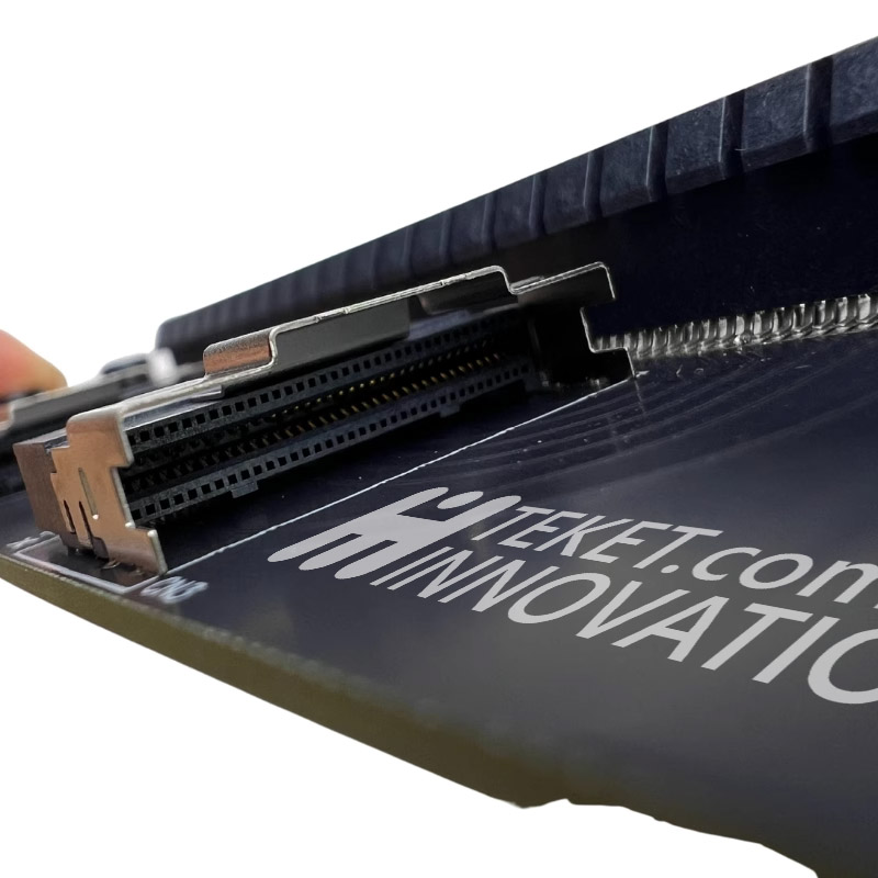 デュアルポートSFF-8654 SlimSAS 8i x2 to PCIe 4.0 x16スロット