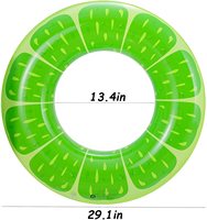 Bouée de natation gonflable en PVC pour enfant, design simple, modèle GOSR031, prix usine, certifiée CE, impression écologique rapide