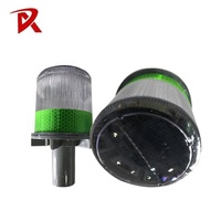 Voyant d'avertissement de trafic du groupe Roadsafe LED clignotante Feu de circulation d'obstruction solaire portable pour cône