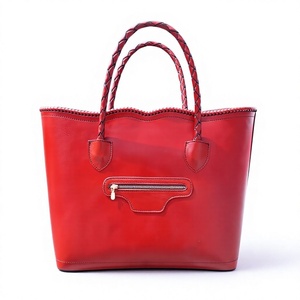 Sac à main en cuir véritable pour femme, bandoulière, fermeture éclair, imperméable, durable, cadeau pour la Saint-Valentin, tendance, BS INTERNATIONAL 3L+ - Product Image 5