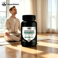 Capsules de champignons Turkey Tail naturels extra-forts, faciles à avaler, pour le soutien contre le stress