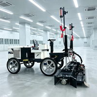 Machine de nivellement au laser pour béton avec technologie Trimble pour la construction de sols industriels