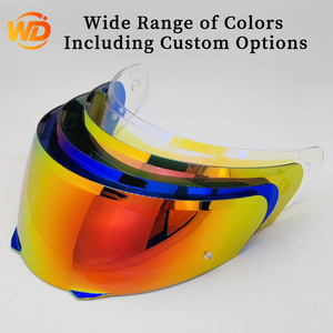 Visière photochromique auto-tintée pour casques HJ-33 & I90 – Protection solaire jour et nuit, lentille moto UV <span class=keywords><strong>Iridium</strong></span> PC & coque en fibre de verre – Nouveauté - Product Image 5