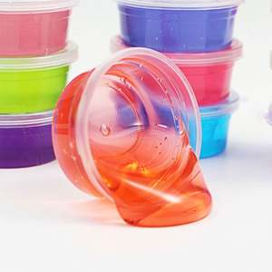 2019 Hot Selling Educational Kid Toys Colorful <b>Modeling</b> <b>Clay</b> Silicone Crystal Mud DIY Anti-Stress Slime Set - Product Image 1
