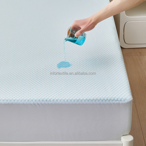 Protège-matelas rafraîchissant imperméable en tissu, <span class=keywords><strong>drap</strong></span>-<span class=keywords><strong>housse</strong></span> rafraîchissant à poches profondes – Offre Spéciale - Product Image 3