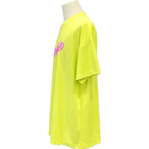 ग्रीष्मकालीन रंगीन ओवरसाइज़्ड कैज़ुअल गोल गर्दन लंबी टी-शर्ट महिलाओं की लंबी पोशाक थोक फैशन कपड़े महिलाओं की लंबी टी शर्ट