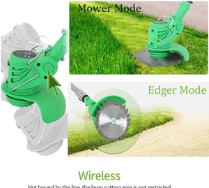 Oplaadbare Lithium Batterij Elektrische Bosmaaier <span class=keywords><strong>String</strong></span> <span class=keywords><strong>Trimmer</strong></span> Industriële Kwaliteit Draadloze Tuingereedschap Voor Handheld Stroomverbruik - Product Image 5