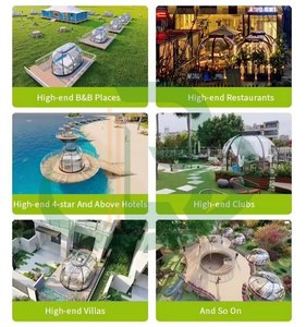 เต็นท์โครงอะลูมิเนียมทันสมัย+โพลีคาร์บอเนตใส สำหรับโรงแรม วิลล่า สวน งานจัดเลี้ยงกลางแจ้ง ห้องอาบแดด ติดตั้งง่าย - Product Image 3