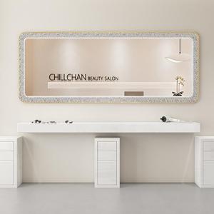 Espejo de Salón Moderno de MDF, Espejo de Cuerpo Entero para Barbería con Luces, Espejo Especializado para Permanentes y Tintes para Peluquerías - Product Image 2
