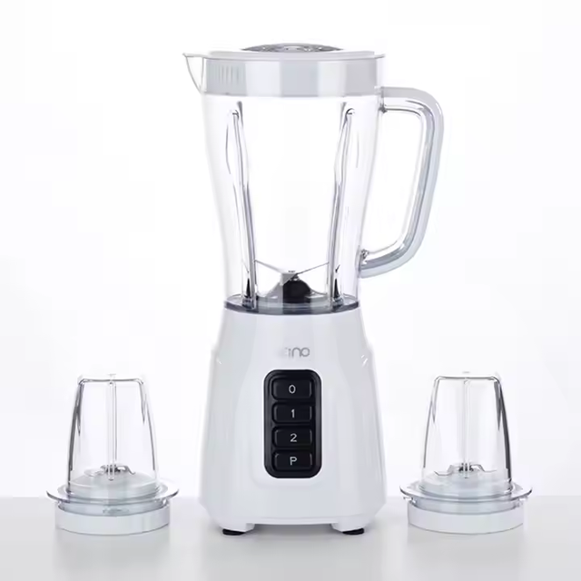 Professional 1.5L Portable Commercial Blender Multifunctional Blender 2-Speed  with Push Button  Controls for Car Use  Household