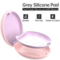 Étui de Rétention Orthodontique Portable en Plastique Personnalisé de Bonne Qualité, Rose, Mignon, Ultra Fin, pour Aligners Dentaires