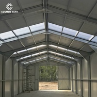 Abri de système de stationnement de voiture de garage environnemental d'atelier de structure d'entrepôt de hangar de stockage préfabriqué durable