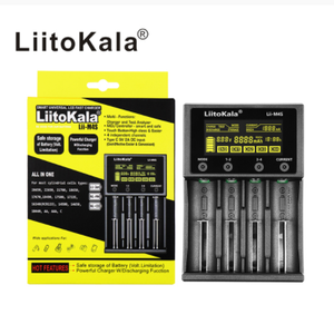 Analyseur à 4 fentes Testeur de batterie Li-ion NiMH <span class=keywords><strong>Chargeur</strong></span> de batterie AAA 10440 14500 16340 18650 <span class=keywords><strong>Chargeur</strong></span> de batterie - Product Image 6