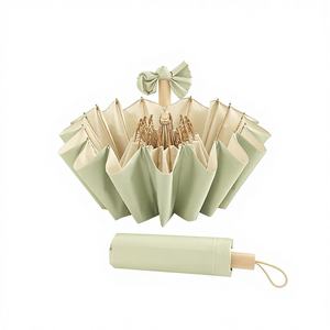 Sombrilla Manual de 16 Varillas con Diseño Retro, Protección Solar y contra la Lluvia, Doble Uso, Resistente al Viento y a los Rayos UV, para Adultos y Estudiantes - Product Image 1