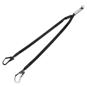 Xinda Double Hook <b>Buffer</b> Belt Polyester Reinforced High Altitude Fall Protection Safety Equipment - Product Image 5