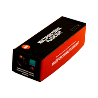 Lampe torche LED laser blanche avec lumière latérale SMD, portée de 1000 m, en alliage d'aluminium, rechargeable par USB-C, zoomable, IP65, lampe tactique