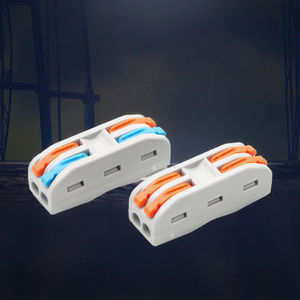 Pemisah kawat PCT-222 ringkas Universal, blok Terminal kabel otomotif Target konduktor Push-In, lampu LED tembaga 2-Pin - Product Image 2