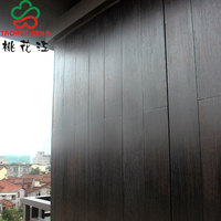 Panneaux muraux en bambou carbonisé élégants pour un revêtement mural durable et élégant Solutions de décoration écologiques