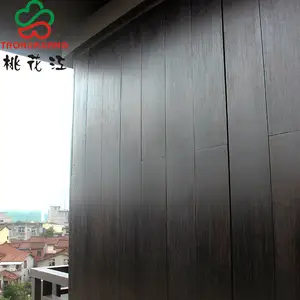 装饰炭化竹墙板用于墙面覆盖