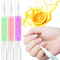 Huile à cuticules naturelle 5 ml OEM ODM 2026, stylo revitalisant pour ongles infusé à la vitamine E avec des saveurs de fruits, traitement nutritif pour manucure