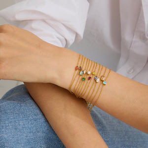 12 месяцев с камнем рождения из нержавеющей стали циркон браслет серьги наборы ювелирных изделий для мамы и жены подарок другу - Product Image 4