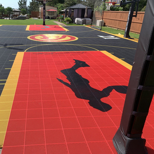 Sân bóng rổ ngoài trời 3x3 cỏ nhân tạo mô-đun chống trượt với giảm tiếng ồn cho sàn thể thao sân sau - Product Image 5