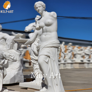 MILY intagliato a mano su misura scultura in pietra romana scultura famosa statua <span class=keywords><strong>di</strong></span> marmo bianco a grandezza naturale <span class=keywords><strong>di</strong></span> <span class=keywords><strong>venere</strong></span> De Milo - Product Image 3