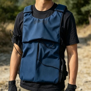 Electric Customizable 2C 20C Portable Nylon Backpack Water Cooling System Mesh Cooling Vest Bladder Flow Control Cooled Clothes - Product Image 3