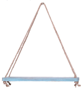 Bianco rustico uno strato di <span class=keywords><strong>legno</strong></span> corda appesa a parete scaffali pianta galleggiante <span class=keywords><strong>in</strong></span> <span class=keywords><strong>legno</strong></span> massiccio per la decorazione della casa - Product Image 2