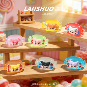 Lanshuo Breloques Bonbons en Résine Phosphorescentes Animaux de Dessin Animé Bijoux pour Enfants Pendentif Cadeau - Product Image 2