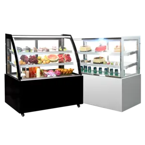 Réfrigérateur personnalisé Vitrine réfrigérée Présentoir de refroidisseur de gâteaux Réfrigérateur
