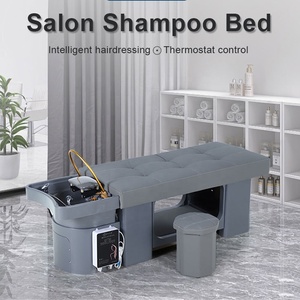 Modern lüks güzellik salonu saç yıkama baş tedavisi Spa tay hemşirelik elektrikli su sirkülasyon şampuan yatak Tabk ve sandalye ile - Product Image 2