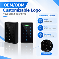 Sonnette étanche IP68 avec écran OLED, lecteur d'empreintes digitales, carte, code PIN, clavier tactile, contrôle d'accès autonome via Cloud, OEM, usine ODM